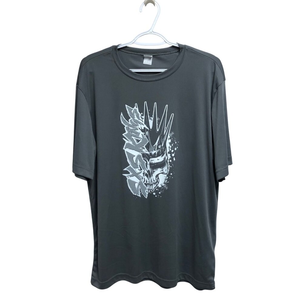 Sport Tek SXS Kings Graphic Tee Mens Size Large Gray Athletic Performance Shirt